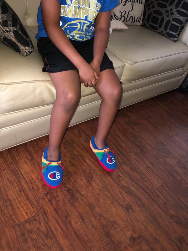 colorful champion slippers