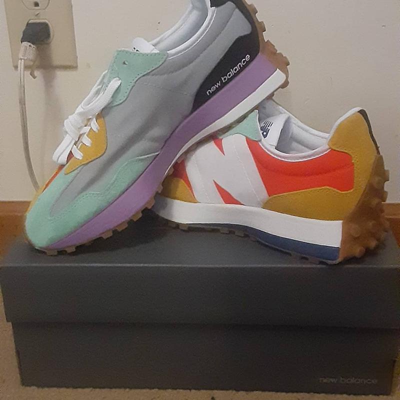 womens new balance 327 multicolor