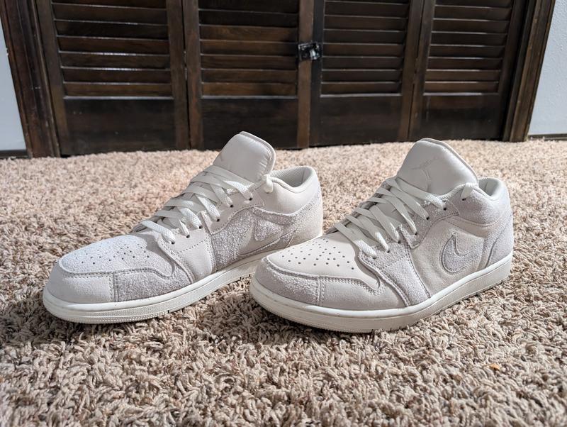 Air Jordan 1 Low SE Craft ( Pale Ivory/Sail) Jordan 1 Low SE Craft Pale Ivory Men main image 3