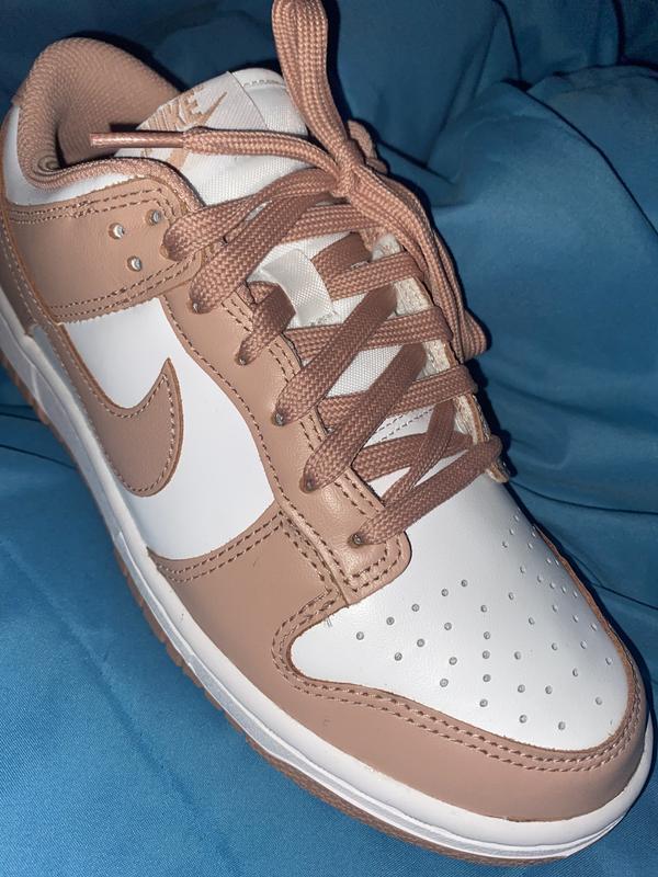 Nike Sportswear DUNK - Trainers - white/rose whisper/white