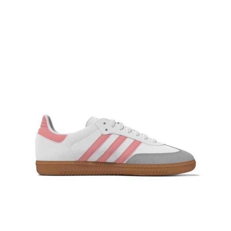 adidas Originals Samba OG Girls' Casual Leather Shoe - White