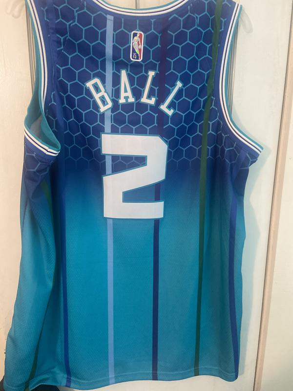 NEW 2021-22 Lamelo Ball #2 Charlotte Hornets Jordan Men's City Edition  Jersey