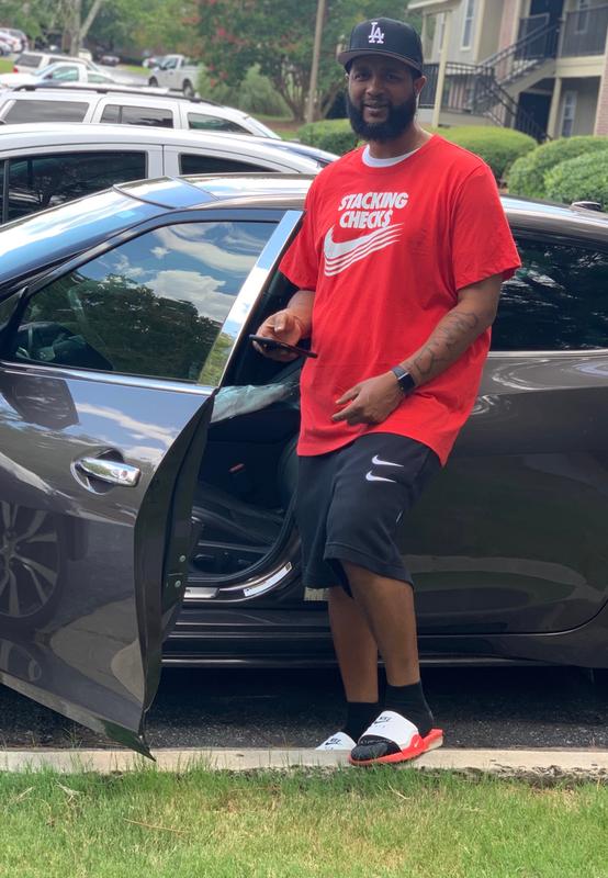 nike stacking checks shirt