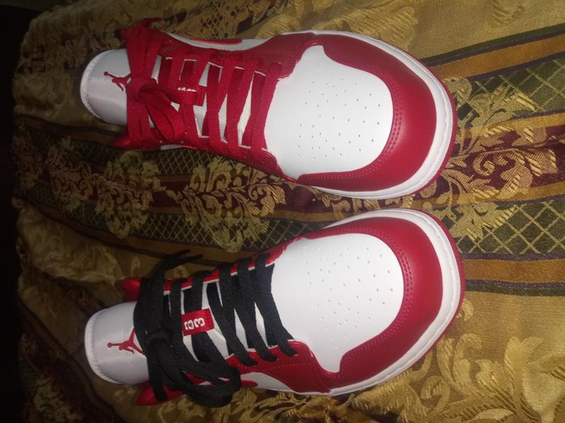 Jordan 1 Low Gym Red White Men S Shoe Hibbett City Gear