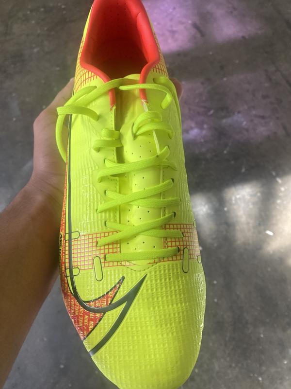 NIKE MERCURIAL VAPOR 14 ELITE FG VOLT/CRIMSON - Soccer Plus