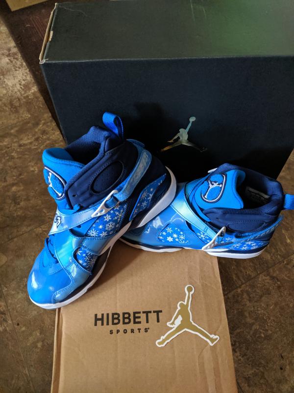 jordan 8 blue snowflake