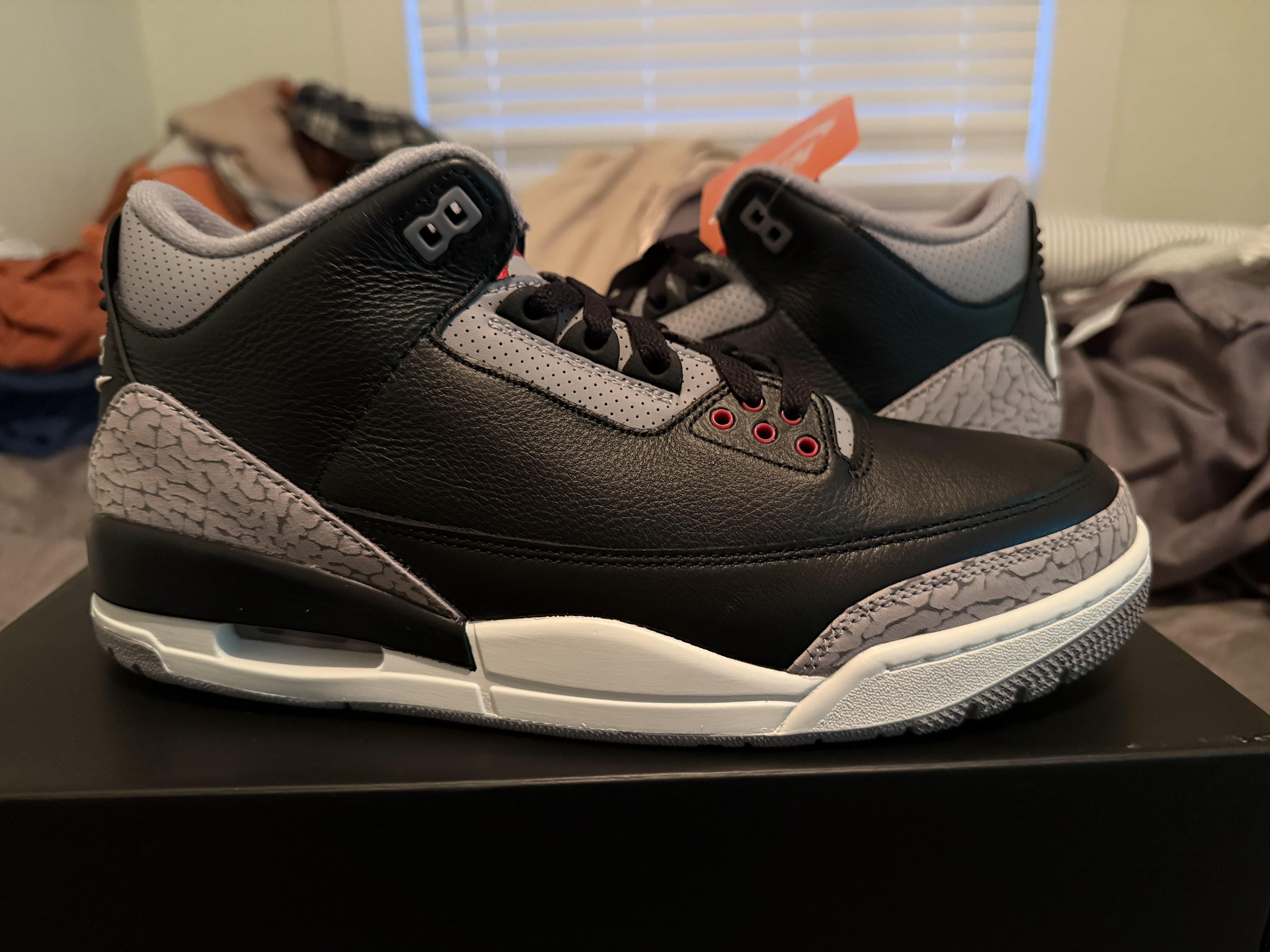 靴 Nike Air Jordan 3 Retro \"Black Cement\" Jordan 3 Retro Black Cement (2018) Men's - 854262-001 - US