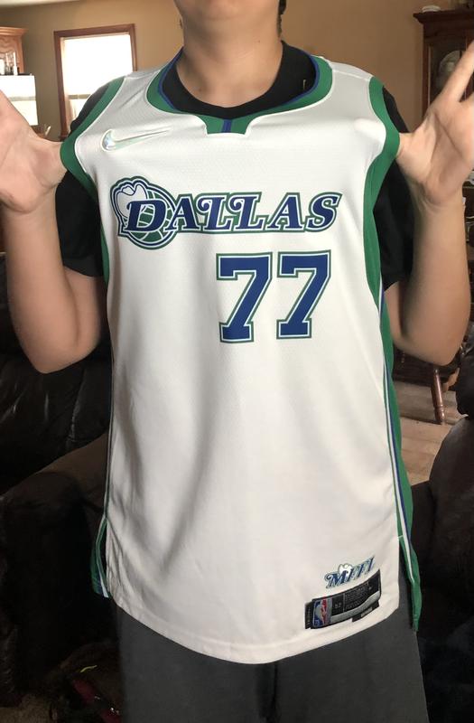 Luka Doncic 2021 City Edition Swingman Basketball Jersey, Dallas