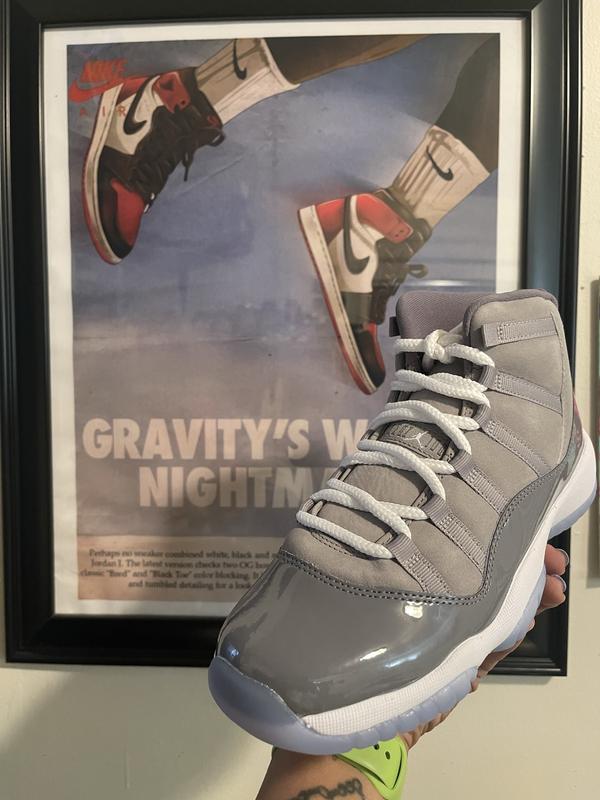 jordan 11 cool grey hibbett sports