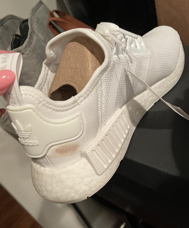 White nmd outlet junior