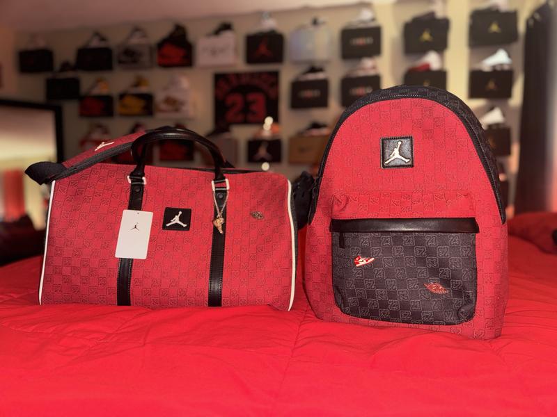 Jordan Monogram Pin Duffle Bag