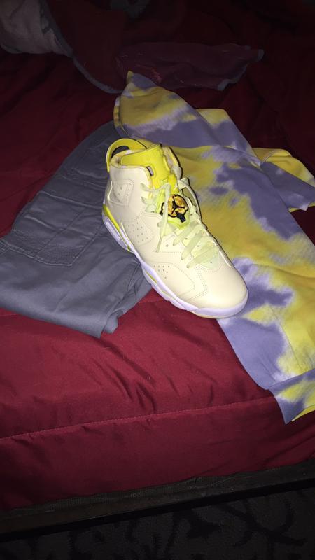 jordan retro 6 yellow grade school