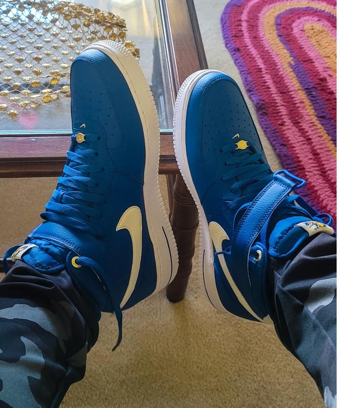 Nike air force cheap 1 mid 07 blue