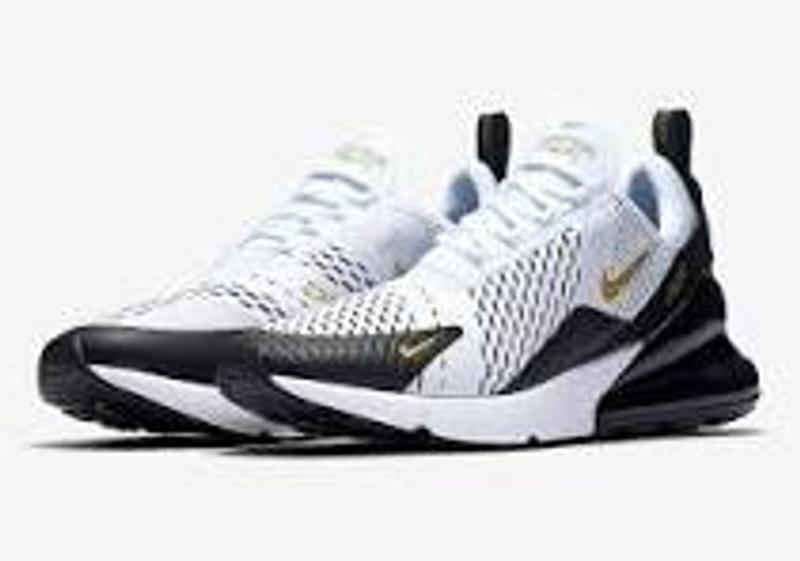 270 air max white and black