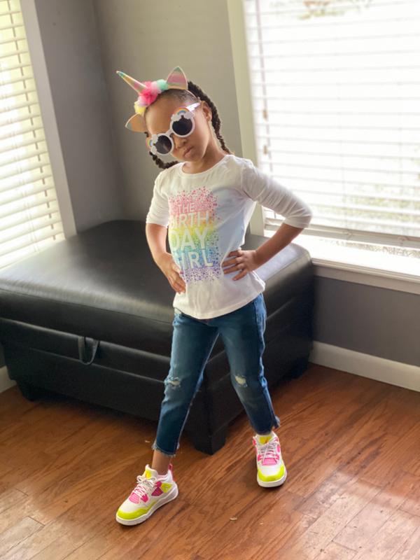 retro 4 white lemon pink