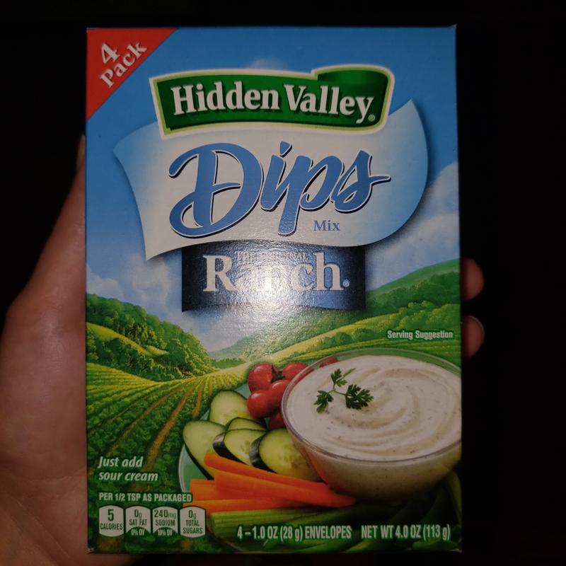 Hidden Valley Dips Ranch Packets, 2 ct / 1 oz - Fry's Food Stores