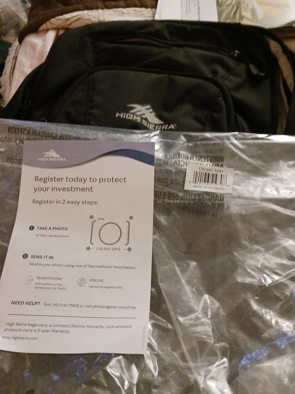 Photo submitted with review of product
