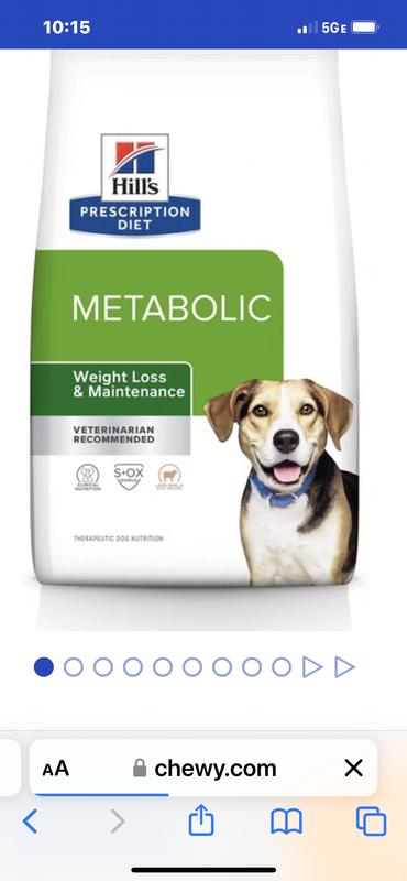 Canine metabolic diet best sale