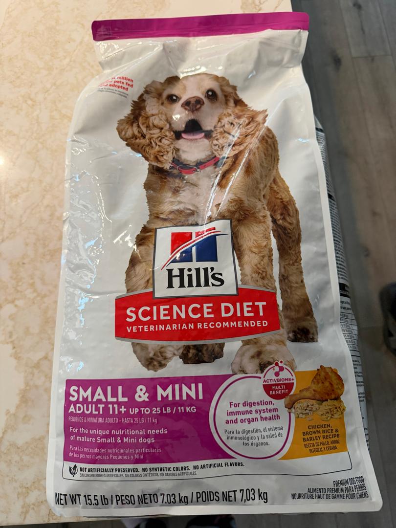 Hill's Science Diet Senior 11+ Small Breed & Mini Breed Chicken