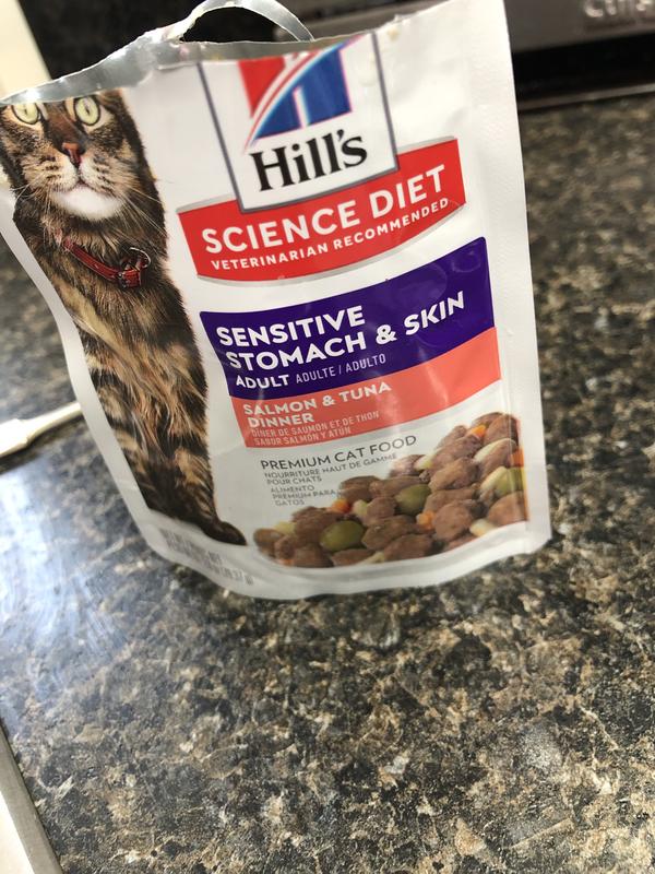 Hill s Sensitive Stomach Skin Salmon Tuna Cat Food 24Pk