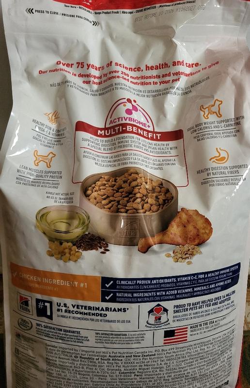 Back of the Bag Details