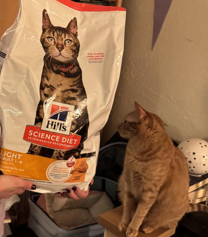 She is a bit pear shaped, hence the Light food!