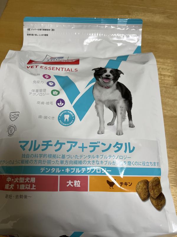 中・大型犬用 マルチケア＋デンタル 大粒 成犬 1歳以上 チキン