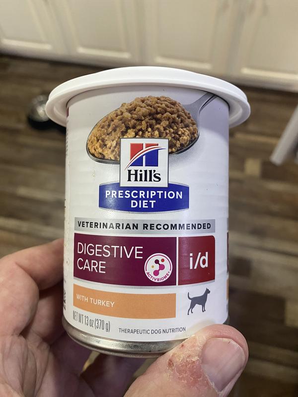 Hill s Prescription Diet i d Digestive Care with Turkey Canned Dog Food 13 oz. Case of 12 Petco