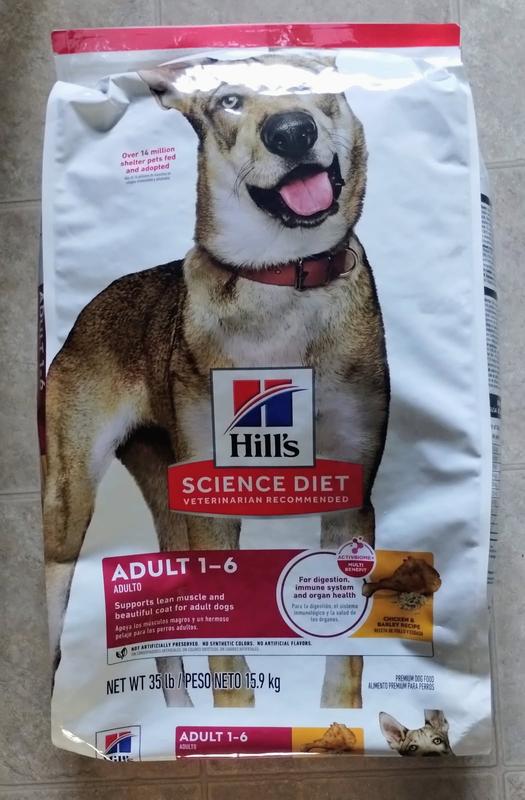Hill's Science Diet Adult Dry Dog Food, Chicken Barley Recipe