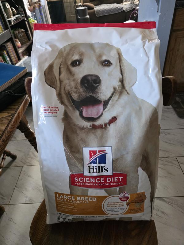 30Lb. Bag of Hills Science Diet, Large breed