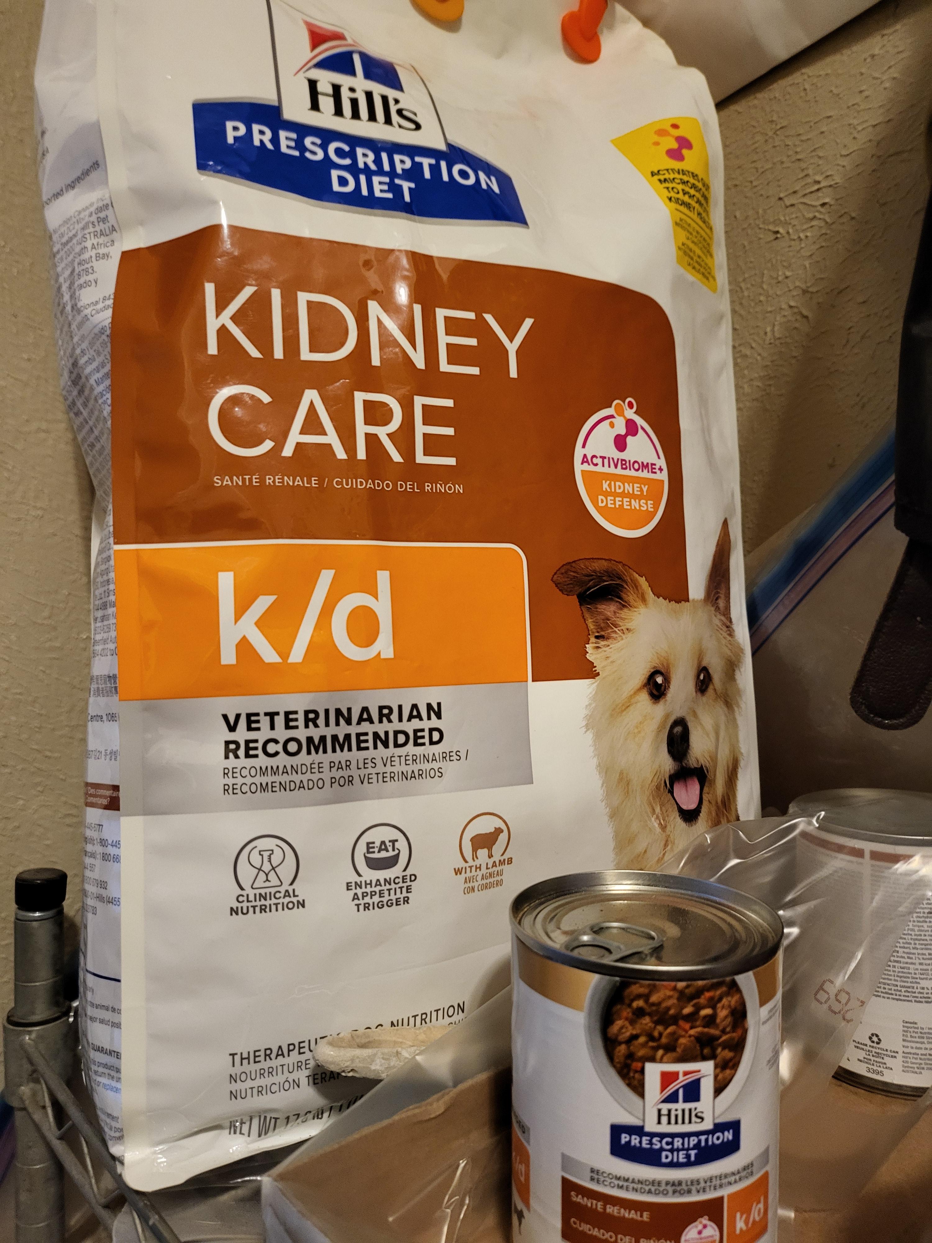 Hill's Prescription k/d Kidney Lamb Dry Dog Food, 17.6 lbs
