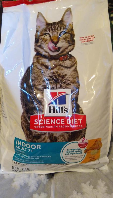 Indoor adult science hill dry cat food