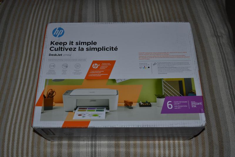 HP DeskJet 2742e All-in-One Printer (Glacier) with Bonus 6 months