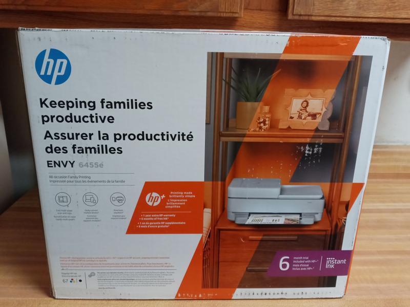 Imprimante tout-en-un HP ENVY 6055e avec 3 mois d'instant Ink avec HP+  inclus - HP Store Canada