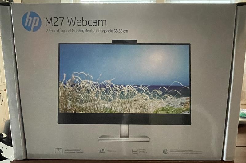 HP M27 FHD IPS Monitor with built-in Webcam and Speakers - HP