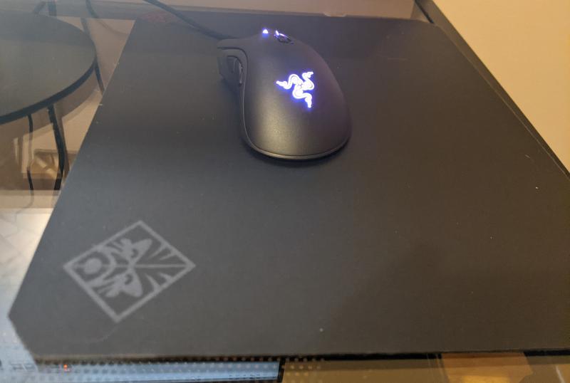 HP OMEN Hard Mouse Pad H x W x D Black 2VP01AAABL