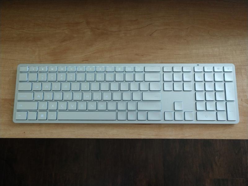 Backlight on, at my desk
