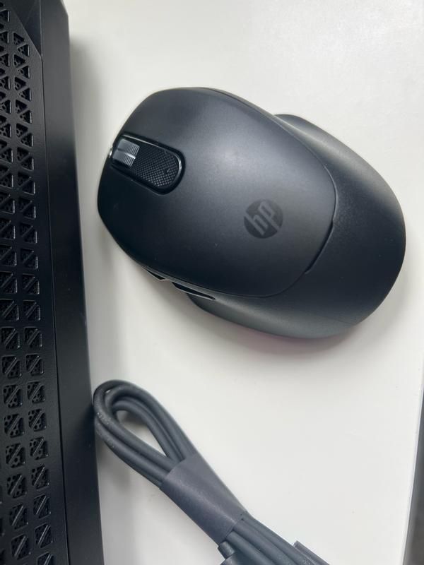 HP 510 Ultra-Fast Rechargeable Wireless Mouse - Black - View #5