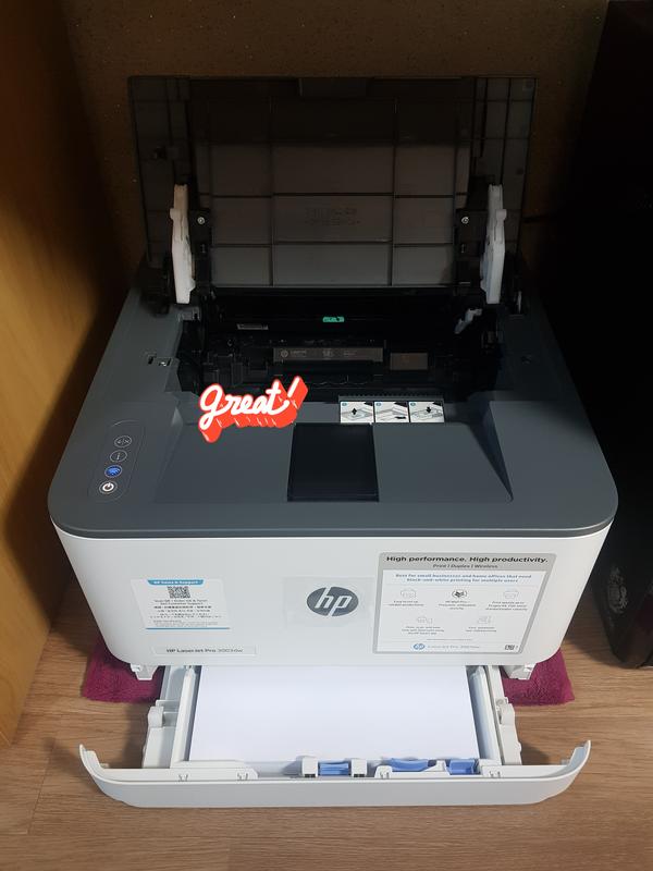 Impresora HP LaserJet Pro 3003dw (3G654A) Blanco y Negro