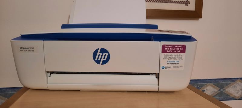 Multifunction HP Deskjet 3760 [Wifi] Blue T8X19B - AliExpress
