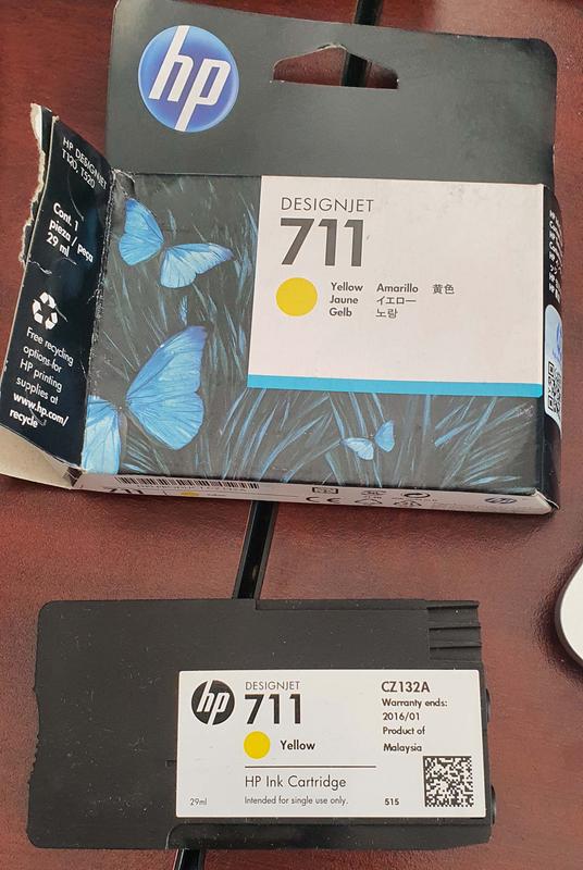 Cartucho de Tinta HP 711 Preto DesignJet 80ml - (CZ133AB) - Loja