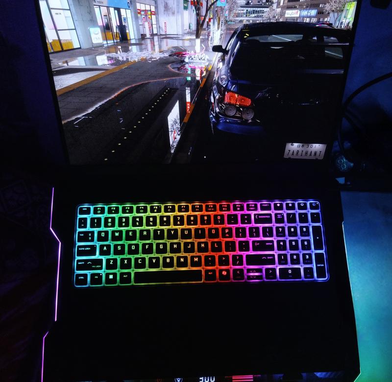 Lights off + RGB wave effect