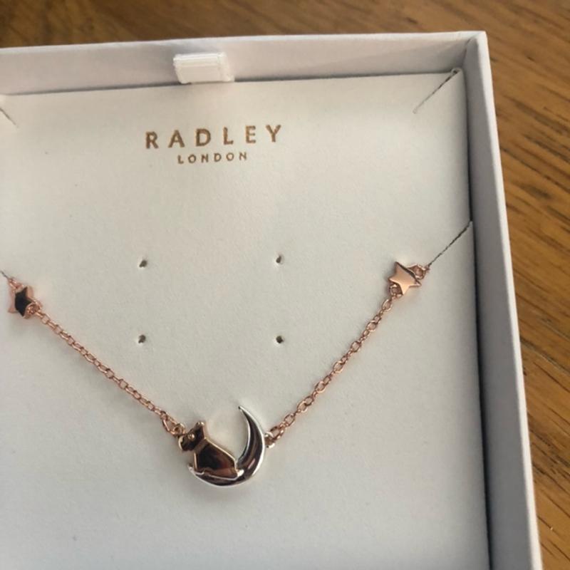 【Radley 】ドッグ 月 犬 星 ブレスレット ローズゴールド RADLEY Ladies 18ct Rose Gold Plated Sterling Silver Dog On