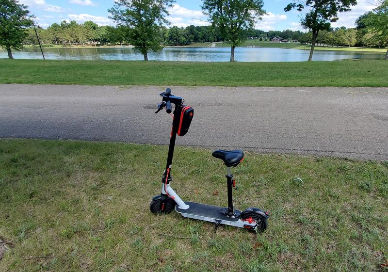 ZX5 36V E-Scooter for Adults with Seat, Gray | Huffy
