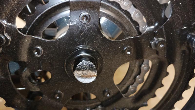 Note overspray on crack, it was broke when painted