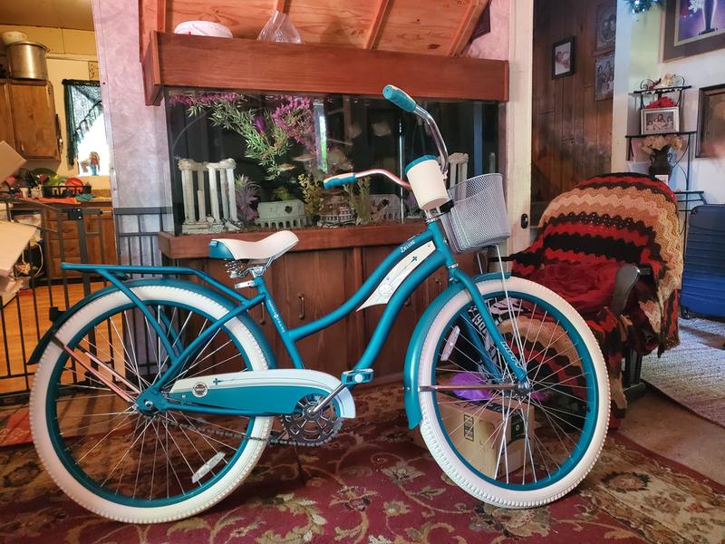 huffy deluxe women's classic cruiser bike