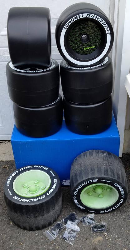 Green machine wheels store for sale