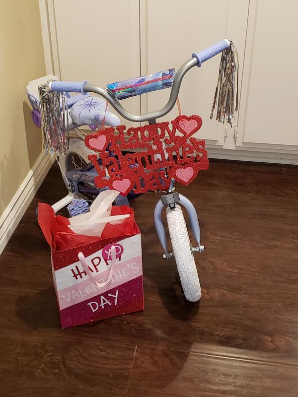 Frozen bike with sleigh doll online carrier