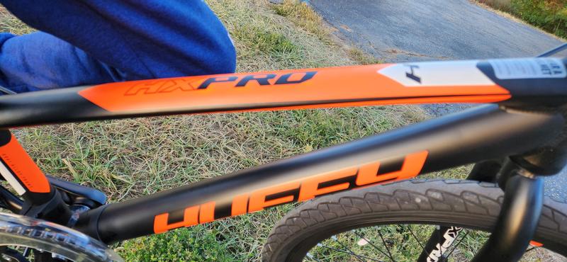 HX Pro Cruiser BMX Race Bike, 20-Inch, Black/Orange | Huffy