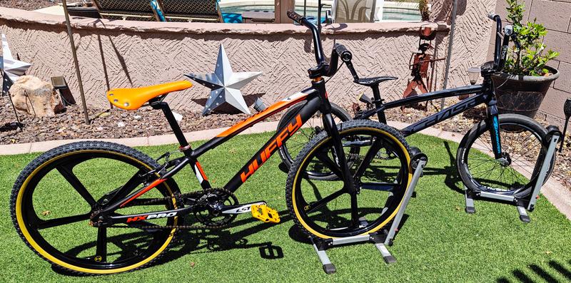HX Pro Cruiser BMX Race Bike, 24-Inch, Black/Orange | Huffy